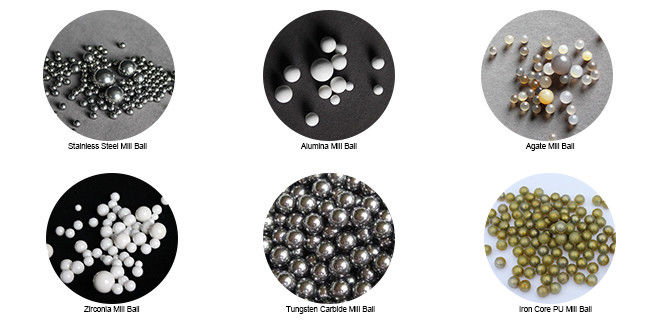 frasco de moedura 1 de Mini Ball Mill With Agate do pó do solo de 6L 670rpm