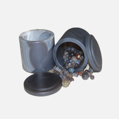 YLK 50ml 2000ml ao frasco de trituração de aço inoxidável, frasco de moedura da ágata do laboratório