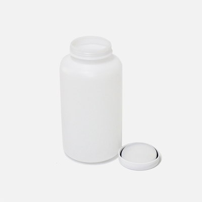 Garrafa do Hdpe 1L/2L selvagem da boca, garrafa plástica química da medicina